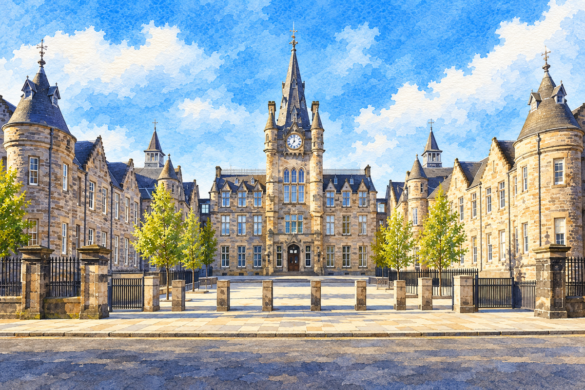 Watercolour of Edinburgh Futures Institute