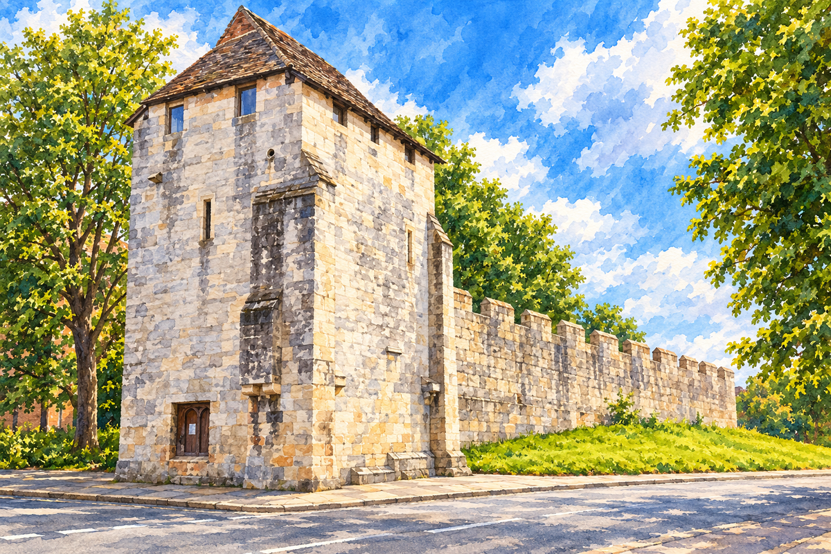 Friends of York Walls · Fishergate Postern Tower · Piccadilly and Lead Mill Lane